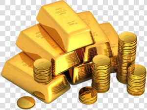 Desktop Wallpaper  Gold  Gold Bar  Money  Metal Png   Gold Coins And Biscuits  Transparent Png