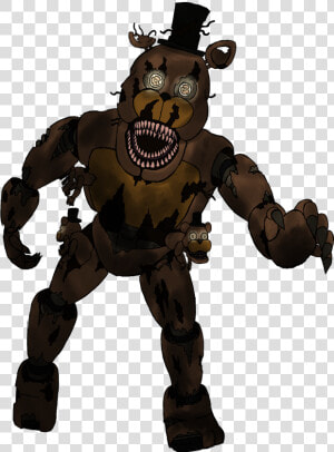 Nightmare Freddy   Animated Nightmare Freddy Transparent  HD Png Download