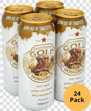 24 X 500ml   Hobgoblin Gold Beer Can  HD Png Download