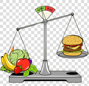 Transparent Healthy Food Clipart   Healthy Food Vs Junk Food Cartoon  HD Png Download