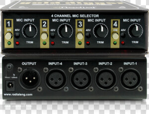 Mic Selector 1 Input 4 Output  HD Png Download