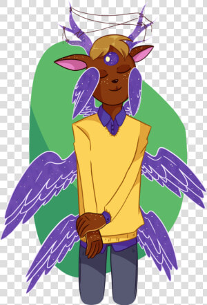 Flapz  An Archangel Deer Anthro Clipart   Png Download   Cartoon  Transparent Png