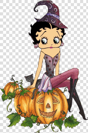 Simpática Brujita Boop Gif  Betty Boop Halloween  Gif   Halloween Pics Betty Boop  HD Png Download