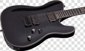 Schecter E gitarre Hellraiser Hybrid Pt Trans Black   Schecter C1 Platinum Satin Black  HD Png Download