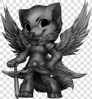 Furvilla Quetzal Palace Angel Wolf  HD Png Download