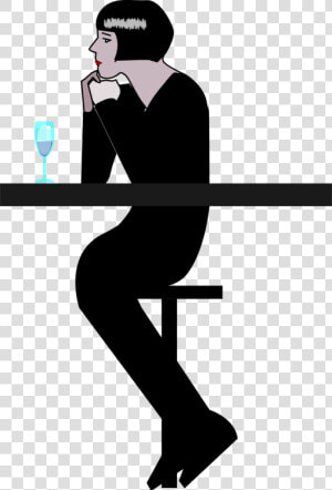 Standing human Behavior silhouette   Bebendo No Bar Png  Transparent Png