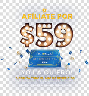 Afíliate Por Pesos Png Cinepolis Tarjetas De Regalo   Poster  Transparent Png