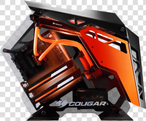 Cougar Conquer Aluminum Alloy Atx Mid Tower Aluminum  HD Png Download