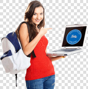 Student Png   Laptop With Indian Student  Transparent Png