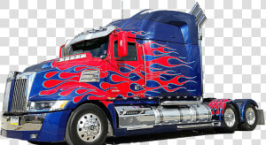 Optimus Prime Truck  HD Png Download