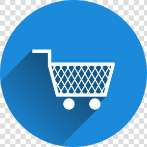 Shopping Cart  Shopping  Icon   Circle Shopping Cart Logo  HD Png Download