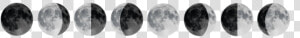  moon  phases  space  blackandwhite  newmoon  madewithpicsart   Moon  HD Png Download