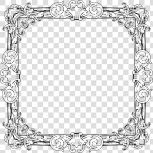 Picture Frame line Art serveware   Silver Floral Circle Frame Png  Transparent Png