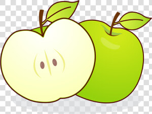 Big Apple Big Image Apples Png Image Clipart   Green Apple Cartoon Icon  Transparent Png