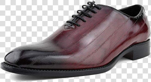 Lace up Oxford Burgundy Shoes By Bolano   Grey Dress Shoes Mens  HD Png Download