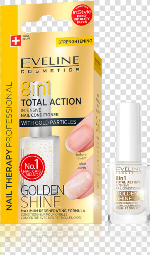 Gold Shine Png   8 In 1 Eveline Nail Conditioner  Transparent Png