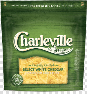 Charleville Select White Cheddar Grated   Coffee  HD Png Download