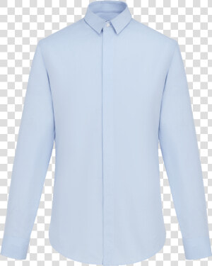 Shirt With Concealed Button Closure Fw19 Collection    Formal Wear  HD Png Download