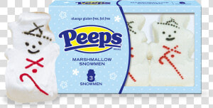 Peeps Snowman  HD Png Download