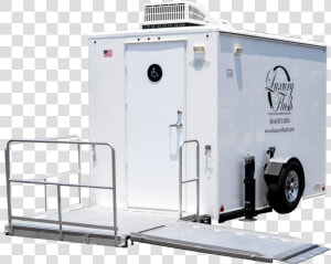 Ada Single Portable Restroom Trailer Nice Porta Potty   Trailer  HD Png Download