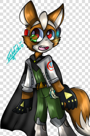 Fox Mccloud Vampire  request  By Inkfalco   Cartoon  HD Png Download