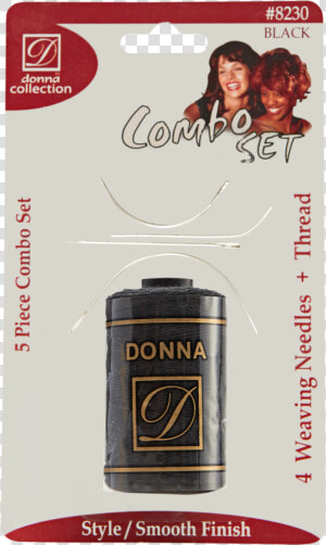 Donna Collection Black Weaving Thread  amp  Needle  HD Png Download