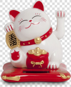 Lucky Cat Solar   Maneki Neko  HD Png Download