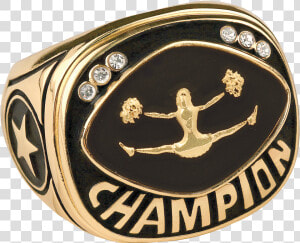 Gold Cheer Champion Ring   Soccer Champion Ring  HD Png Download