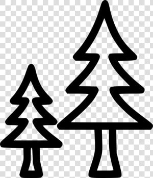 Trees   Mountain Lake Clipart Black And White  HD Png Download