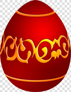 Easter Decorative Red Egg Png Png   Easter Egg  Transparent Png