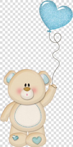 Ursinho Marrom 163 Imagens Png   Bear Heart Balloon Png  Transparent Png