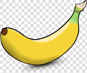 Banana Cartoon Cliparts   Banana Fruit Clip Art  HD Png Download