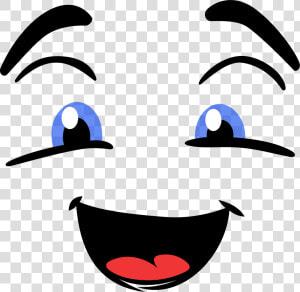 Happy Face Big Image   Happy Eyes And Mouth Png  Transparent Png