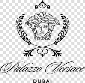 Palazzo Versace Logo Black   Palazzo Versace Gold Coast Logo  HD Png Download