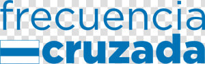 Logo Frecuencia Cruzada  01   Letras Azules  HD Png Download