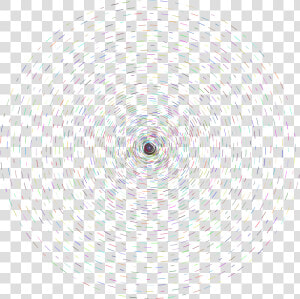 Prismatic Circular Dashed Spiral   Circle  HD Png Download