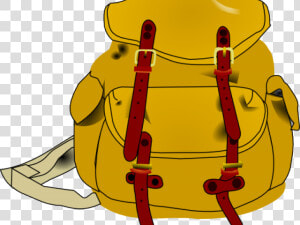 Backpack Clipart Svg   Rucksack Clipart  HD Png Download