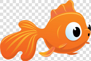 Goldfish Clipart Fish Cracker   Cute Fish Vector Png  Transparent Png