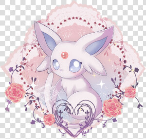 Pokemon  Espeon  And Cute Image   Kawaii Espeon  HD Png Download