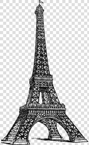 Eiffel Tower Drawing Line Art   Paris Eiffel Tower Png  Transparent Png