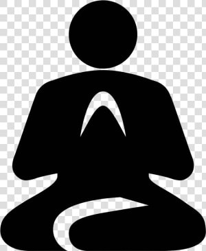 This Is A Picture Of A Person That Looks To Be Meditating   Transparent Meditation Icons  HD Png Download