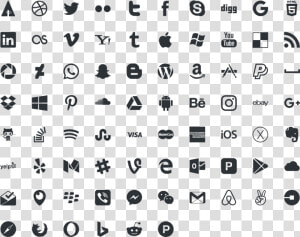 Picons Social   Full Preview   Vector Business Card Icons Png  Transparent Png