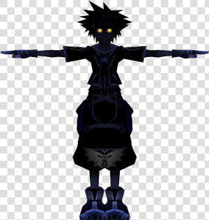 1292   Kingdom Hearts Roxas Silhouette  HD Png Download