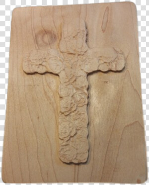 Carved Cross Of Roses Box   Cross  HD Png Download