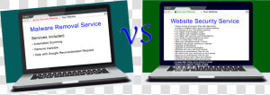 Malware Removal Service Versus Website Security Service   Netbook  HD Png Download