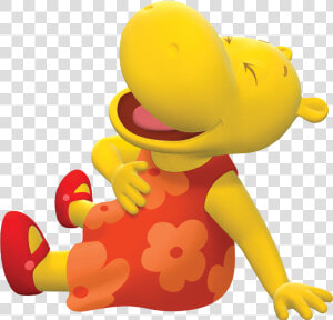 Backyardigans Laughing Clipart   Png Download   Yellow Cartoon Characters Nickelodeon  Transparent Png