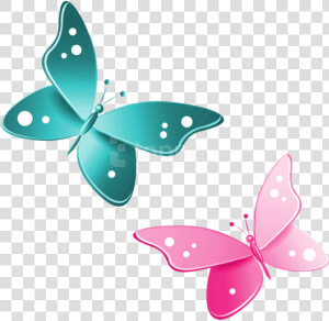 Download Blue And Pink Butterflies Clipart Png Photo   Pink Butterfly Png Clipart  Transparent Png