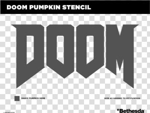 Doom Carving Stencil In body   Doom 2016 Floppy Disk  HD Png Download