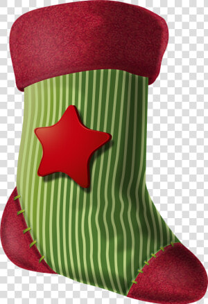 Transparent Christmas Stocking Png   Transparent Green Christmas Stocking  Png Download