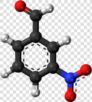 Nitrobenzaldehyde Molecule Png Image   Thiol 3d  Transparent Png